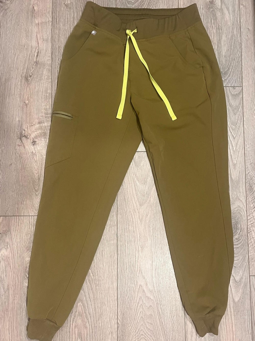 Figs Olive Green Pants